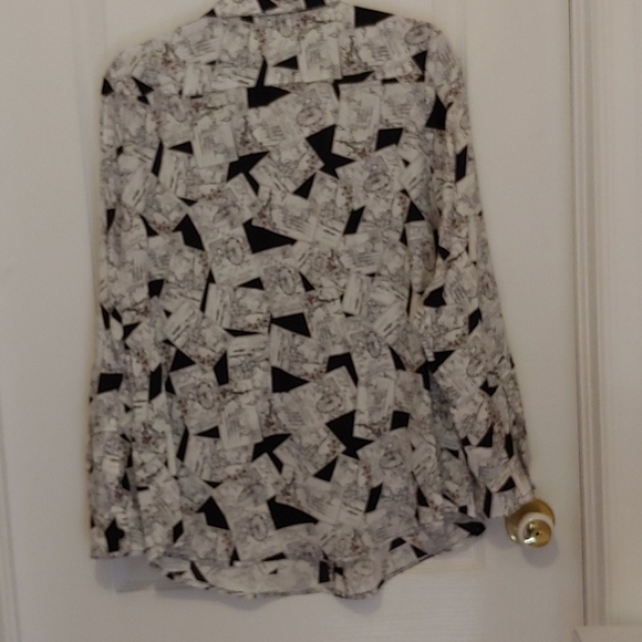 Karl Lagerfeld-Paris chic blouse - Picture 2 of 6